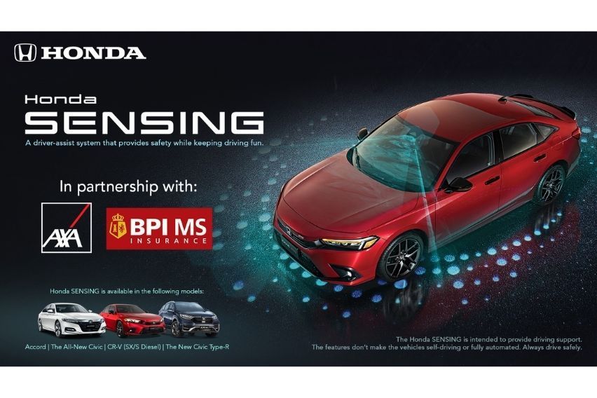 Honda Sensing-equipped models get reduced insurance rates from AXA, BPI MS