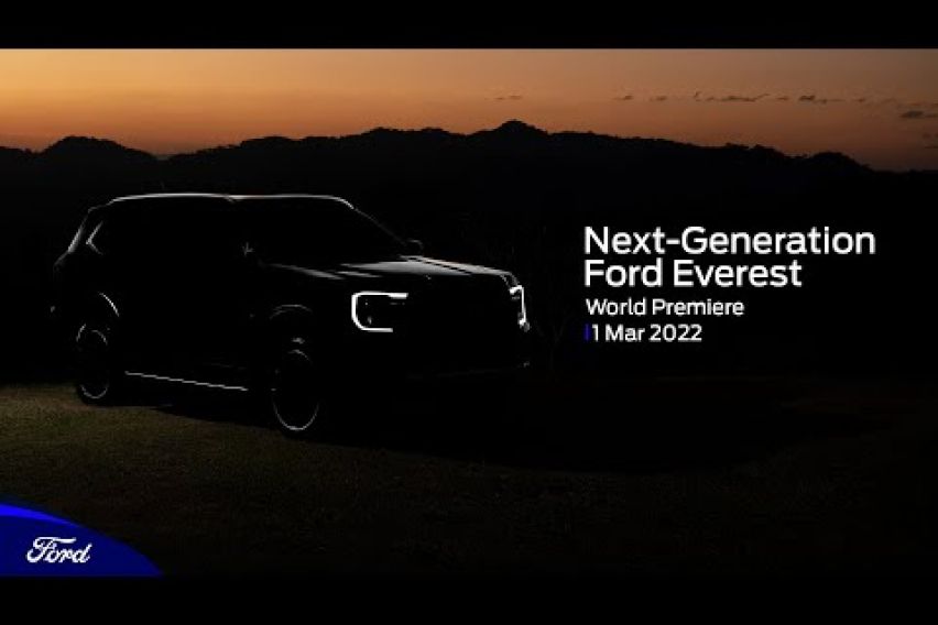 2022 Ford Everest will unbox on March 01