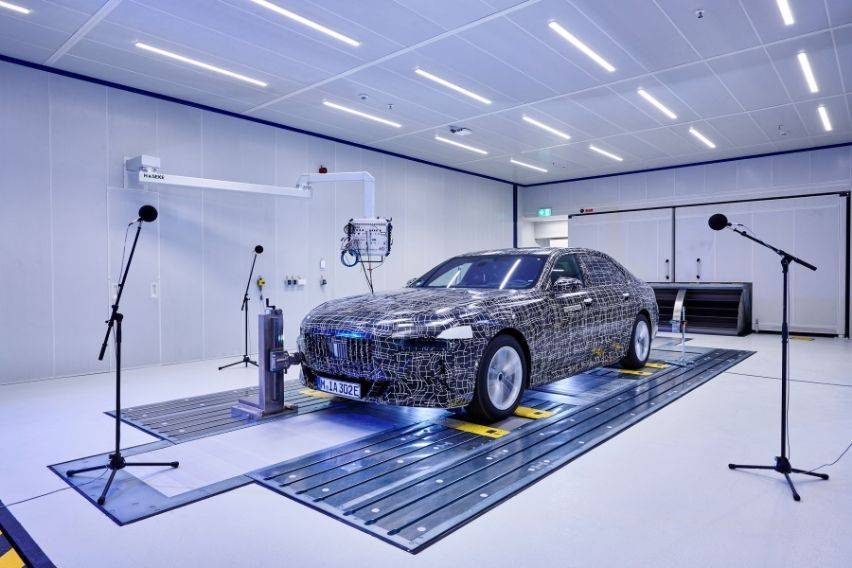 BMW i7 undergoing rigorous acoustic testing to achieve 'best possible comfort'