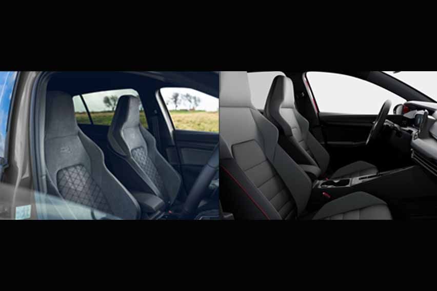 2022 Volkswagen Golf GTI vs. Golf R-Line: Interior