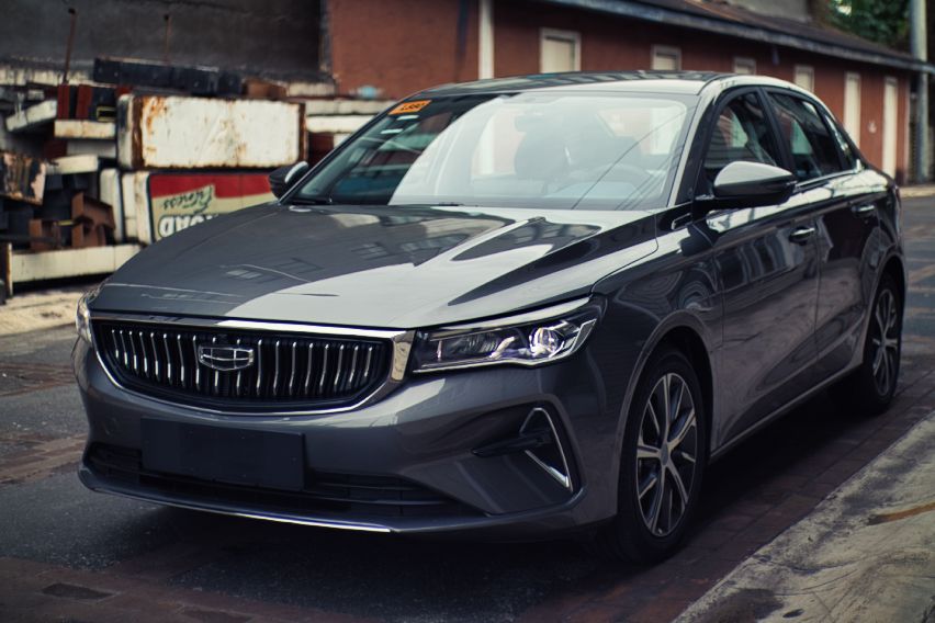 Geely Emgrand on the road