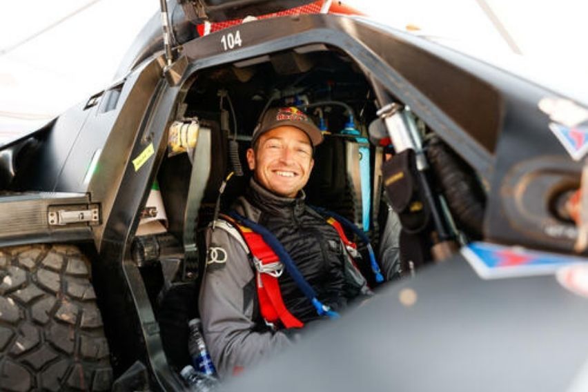 Audi factory driver Edouard Boulanger