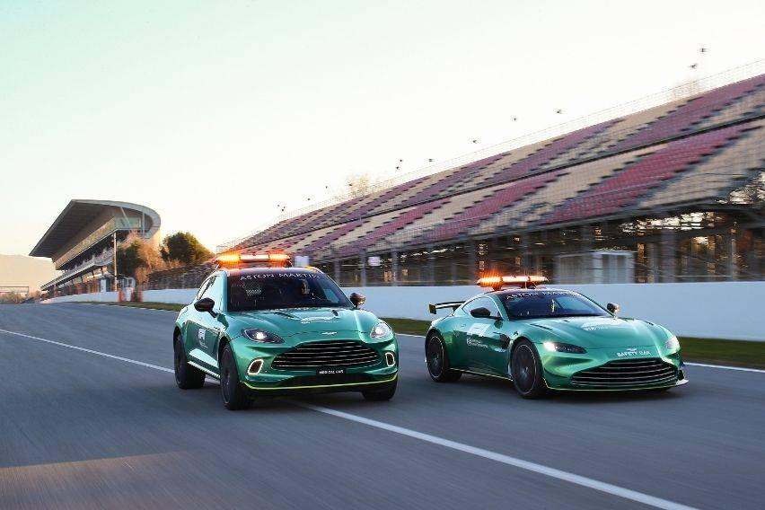 Aston Martin to field official F1 safety and medical cars anew