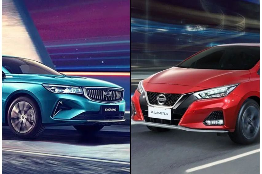 Class and safety: Geely Emgrand vs. Nissan Almera