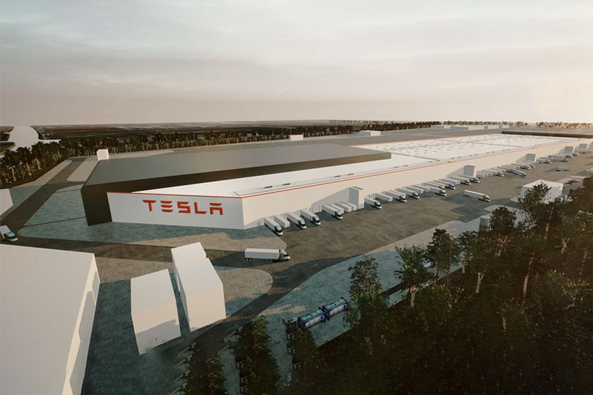 Tesla Shanghai's plant