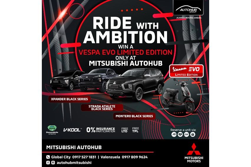 Mitsubishi Vespa raffle