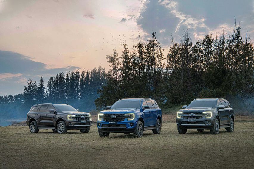  2023 Ford Everest variants