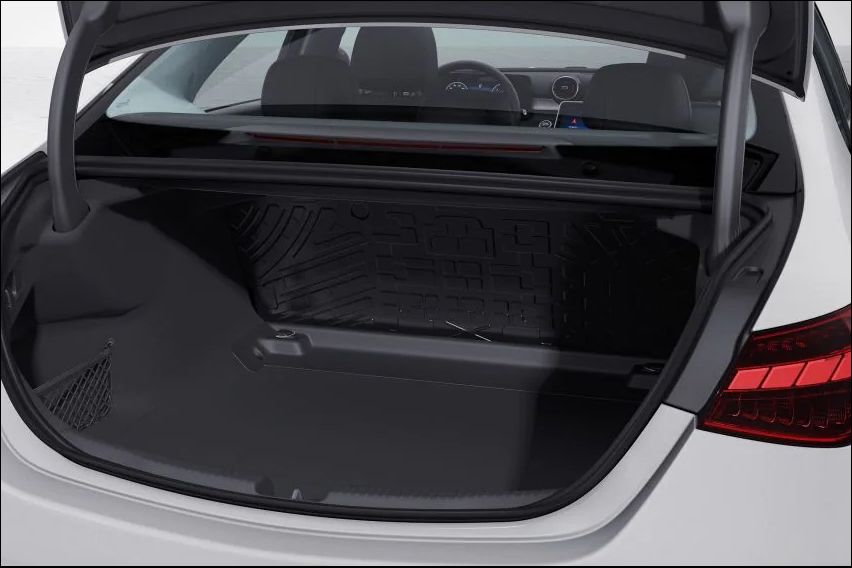 new C-Class sedan boot