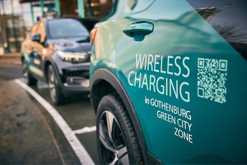 Volvo conducts wireless EV charging trial in Sweden