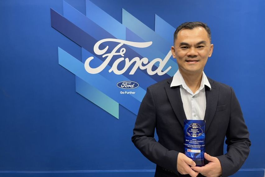 SDAC Ara Damansara won award for ‘Best Overall Ford Outlet’