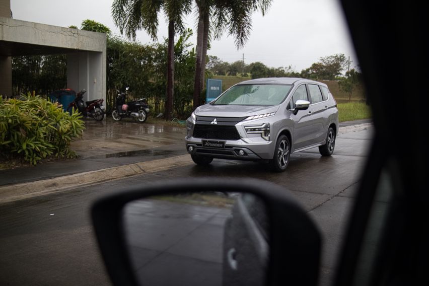 Mitsubishi Xpander on the road