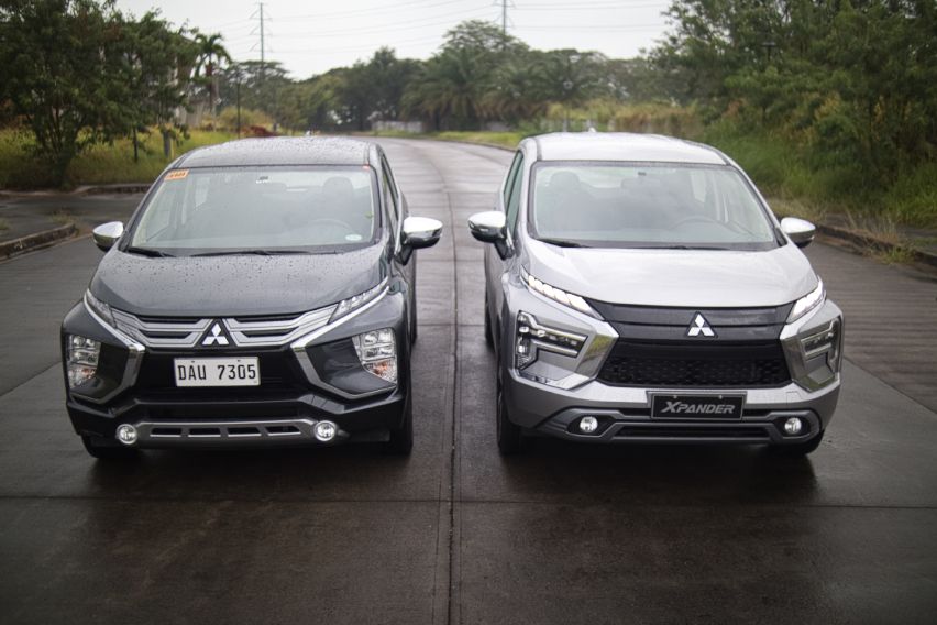 Mitsubishi Xpander comparison old