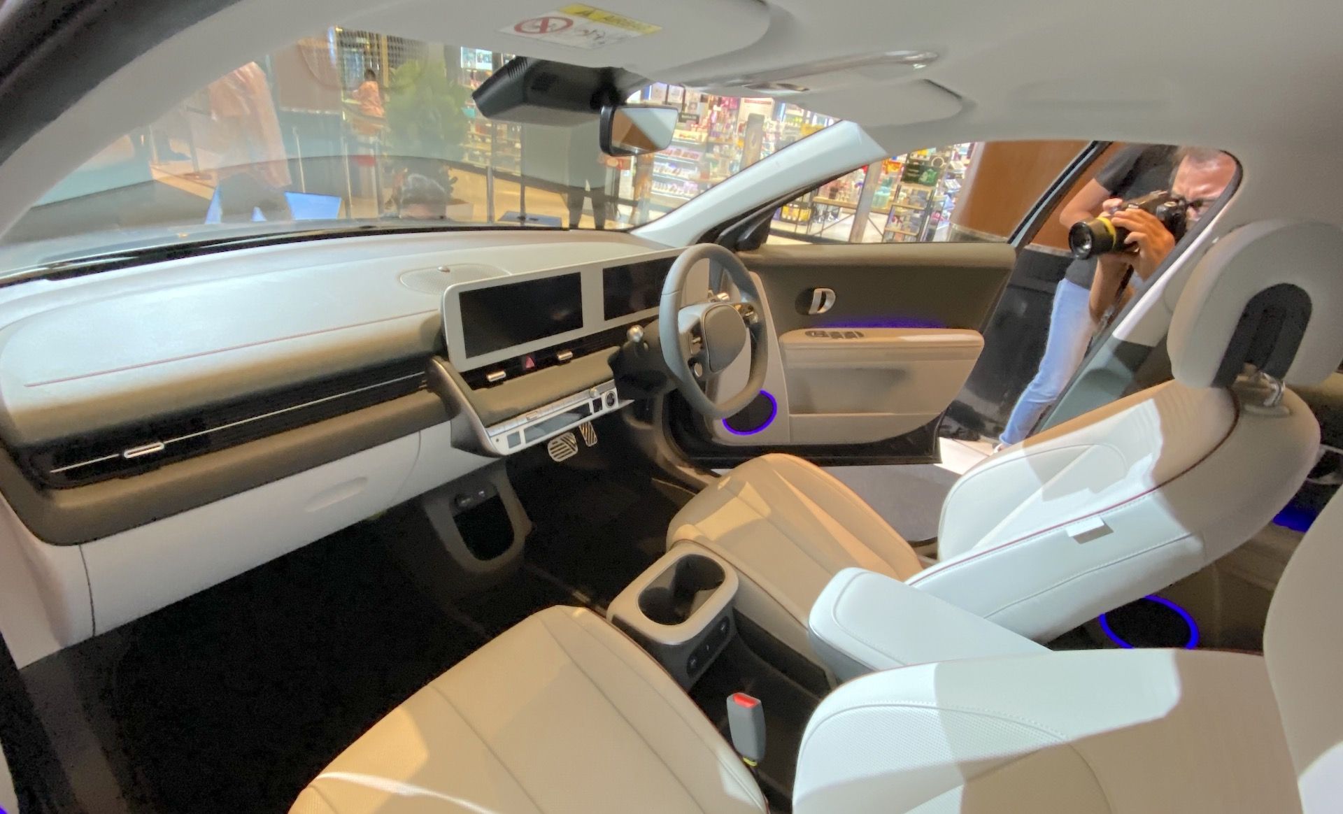 Hyundai IONIQ 5 electric car cabin