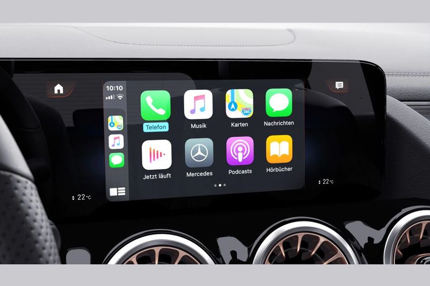 Mercedes EQA 250 AMG Line connectivity