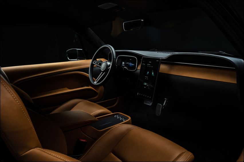 Charge electric Mustang cabin