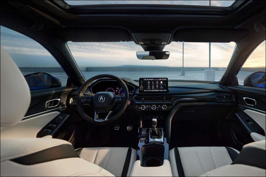 New 2023 Acura Integra cabin