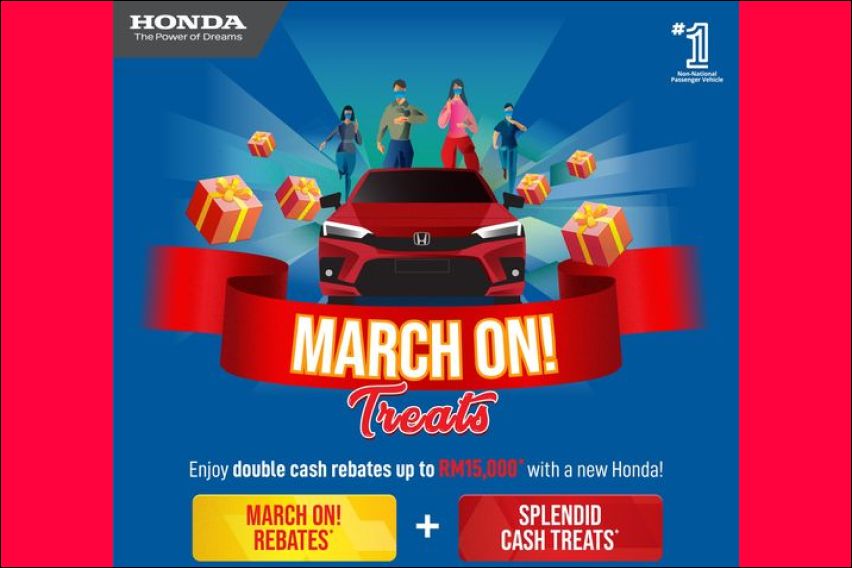 Honda March On! Treats campaign details
