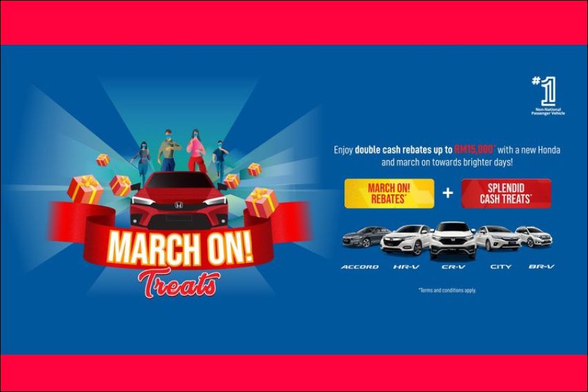 Honda Malaysia’s ‘March On! Treats’ promo offers discounts up to 15k