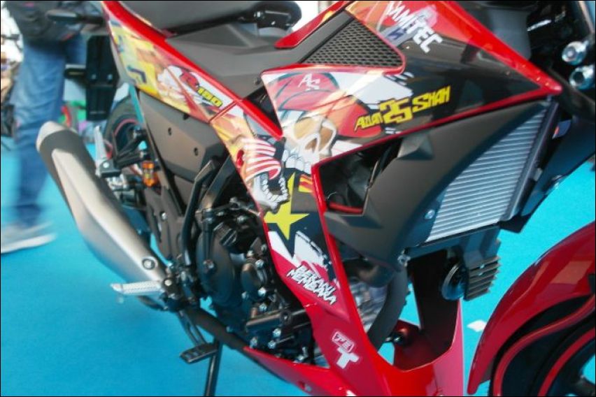 Suzuki Raider R150 Fi Azlan Shah Edition details