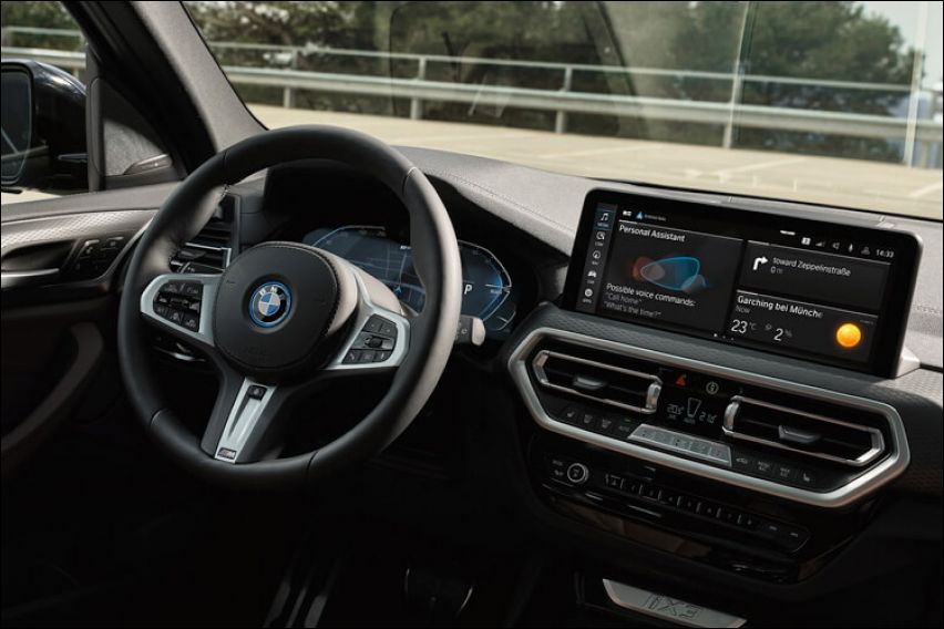BMW iX3 booking details