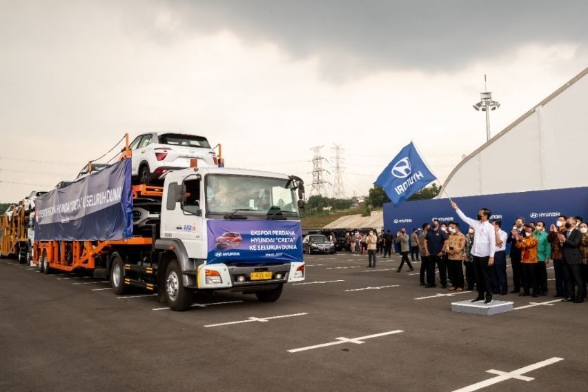 Jokowi resmikan pabrik Hyundai dan Ioniq 5