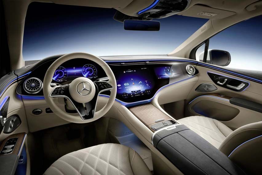 Mercedes-Benz EQS SUV interior unveiled ahead of April debut