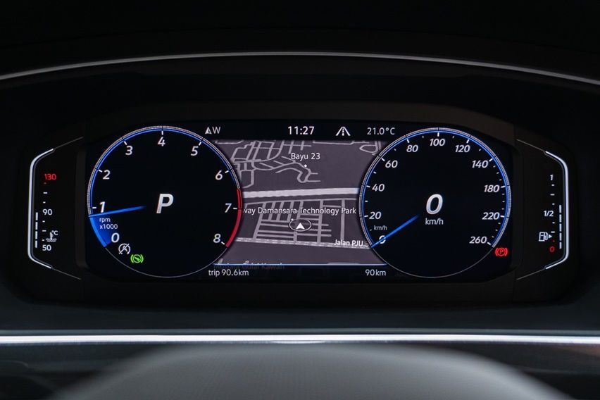 VW Tiguan Allspace digital cockpit