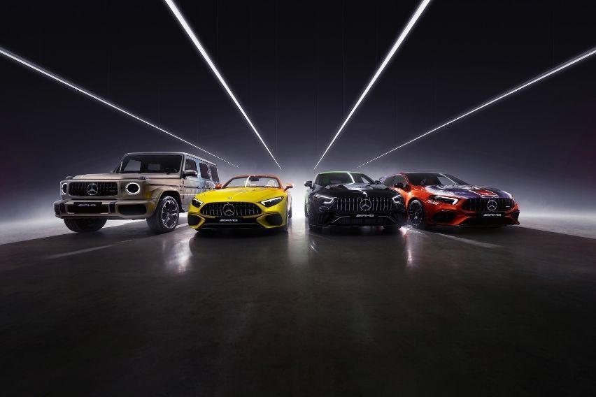 Mercedes-AMG unveils four new Art Cars in collaboration with Palace