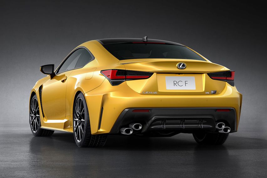 LEXUS-RCF-YELLOW-REAR-QUARTER
