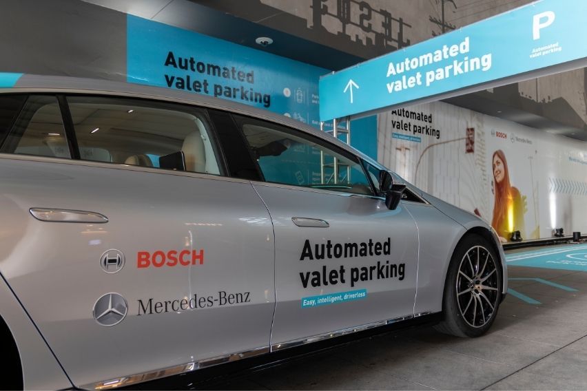 Mercedes-Benz x Bosch automated valet parking technology