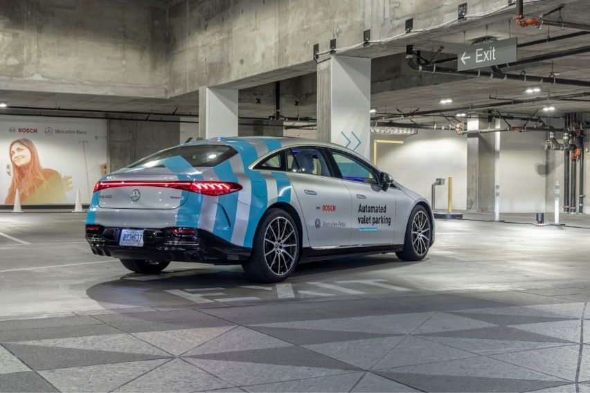 Mercedes-Benz x Bosch automated valet parking technology