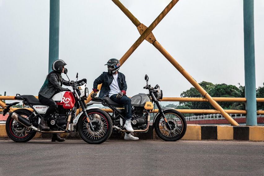 2022 Royal Enfield Scram 411 engine