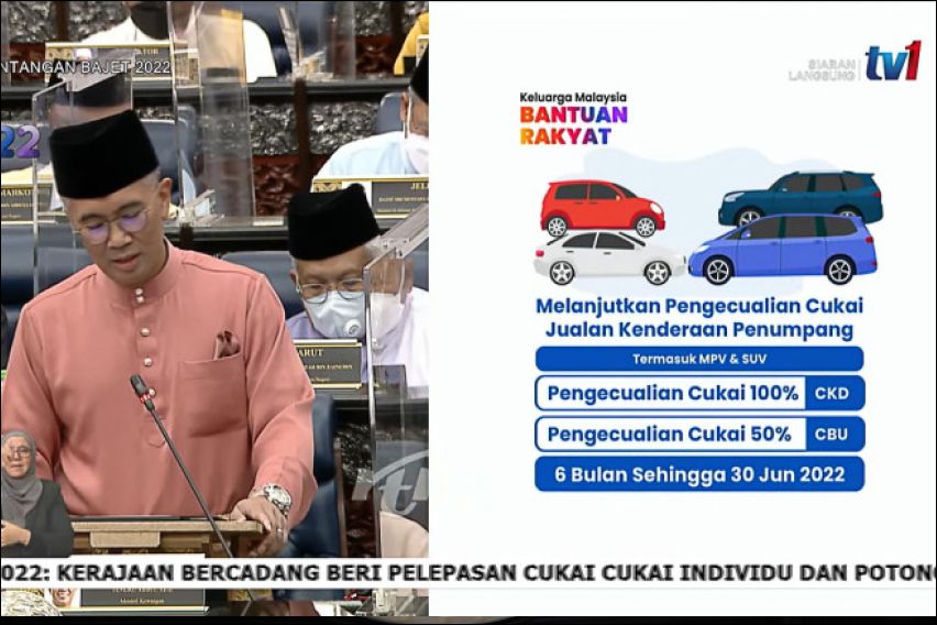 EV tax incentives MY