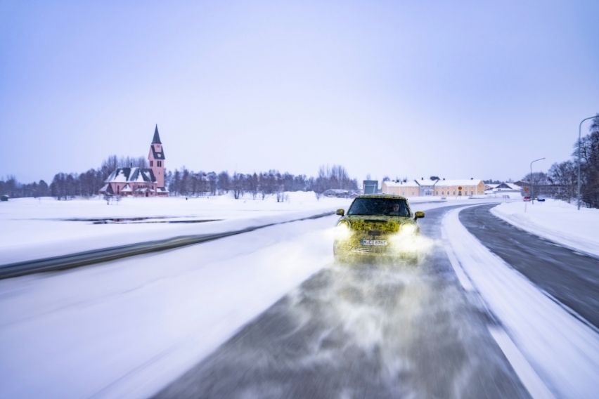 New Mini winter testing