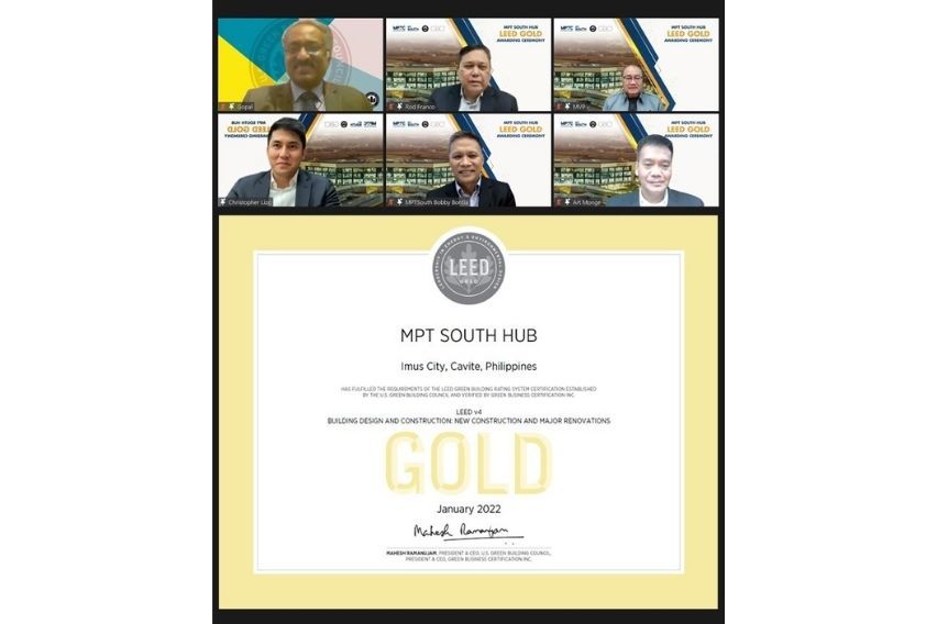 MPT South Hub LEED Gold Certification