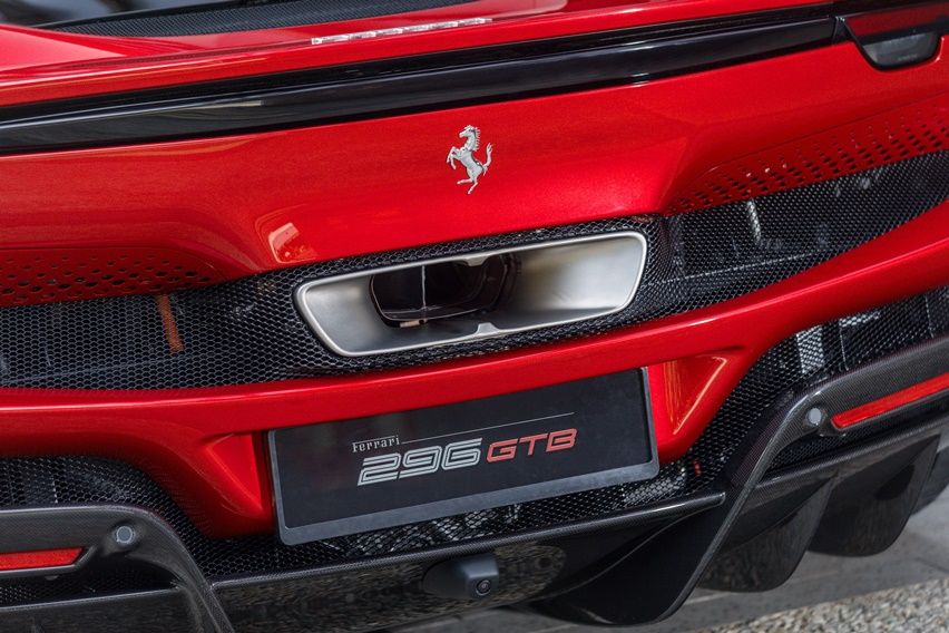 Ferrari 296 GTB exhaust