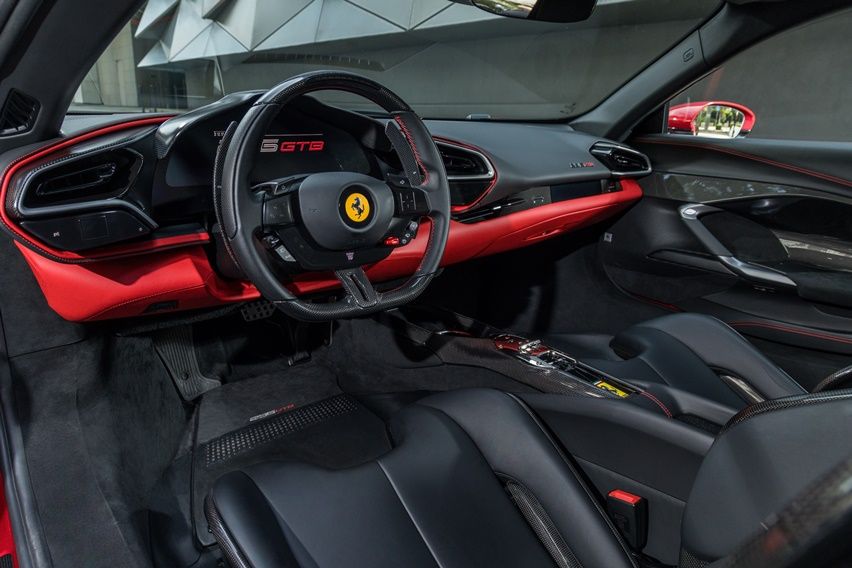 Ferrari 296 GTB interior