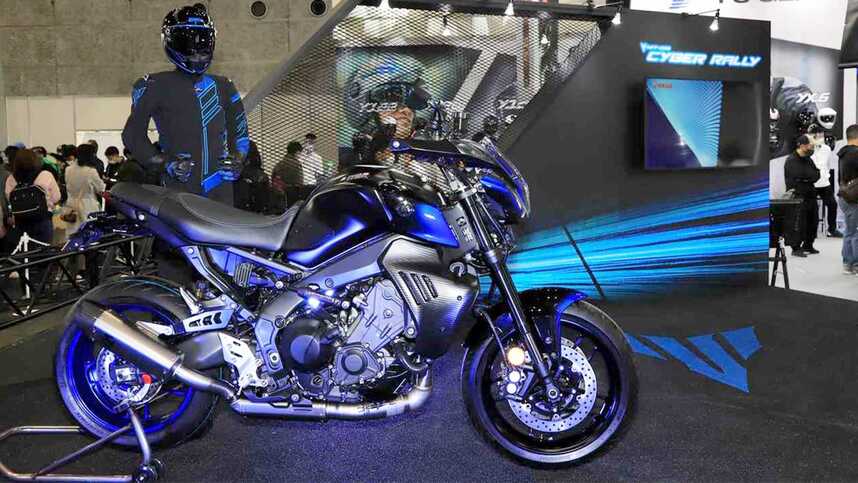 Yamaha MT-09 Cyber Rally Curi Perhatian di Osaka Motorcycle Show 2022, Ini Spesifikasinya!
