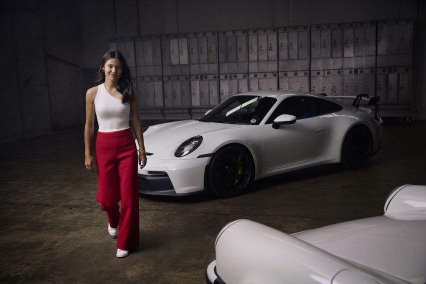 Porsche Brand Ambassador Emma Raducanu