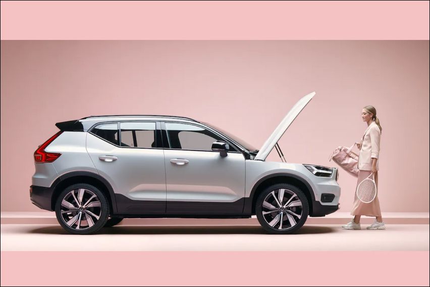 Volvo XC40 Recharge Pure Electric body structure