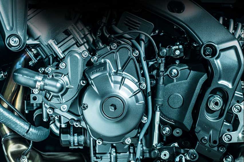 Yamaha MT-09 Hyper Naked engine