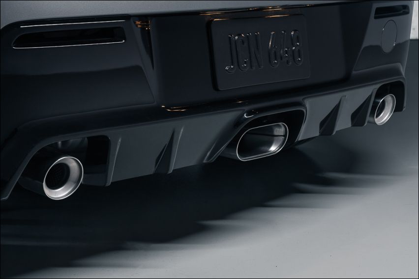 GR Corolla triple-exhaust setup