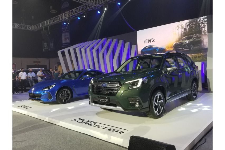 2022 Subaru Forester, BRZ break cover at MIAS 