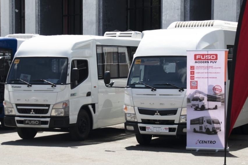 New Fuso modern PUVs featured at Clark Commercial Vehicle Show