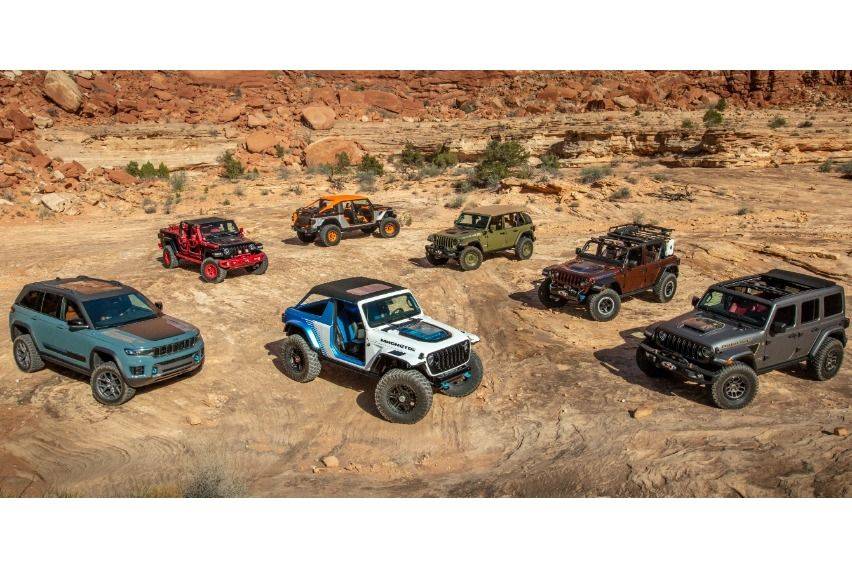 Jeep unboxes electrified, 4x4-capable models and concept vehicles