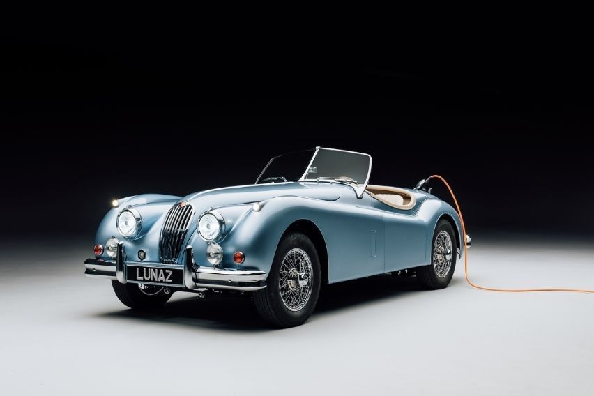 David Beckham commissions all-electric Jaguar XK140 as wedding gift for son