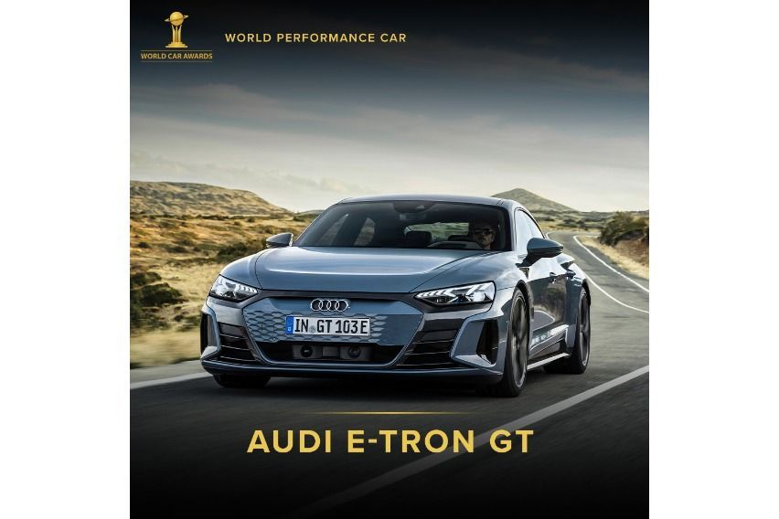 Audi e-tron GT named 2022 World Performance Car