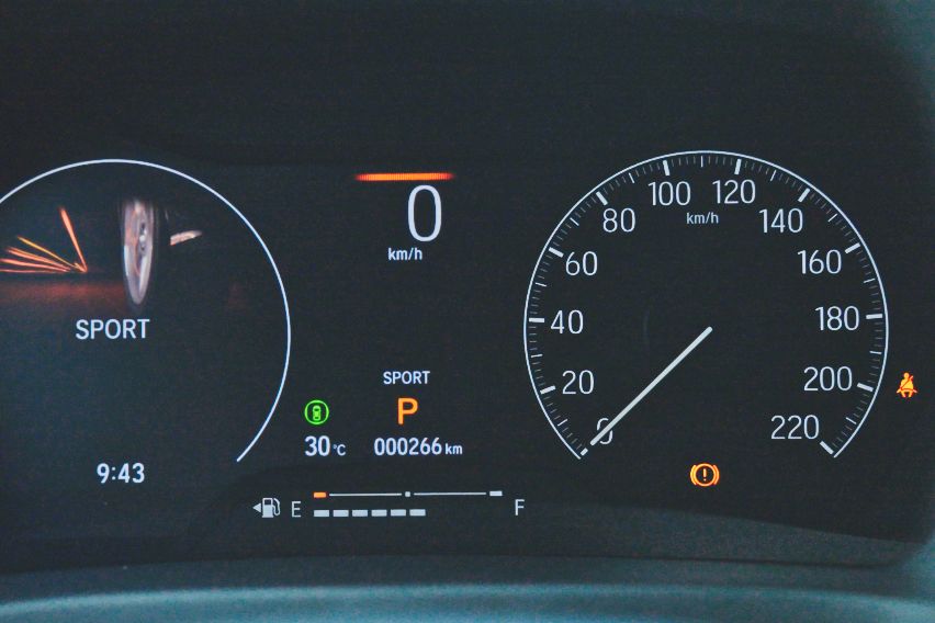2022 Honda HRV Gauges