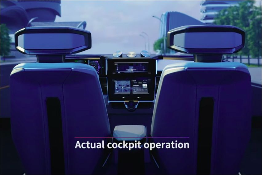 Hyundai Mobis’ cockpit COMFI concept detail