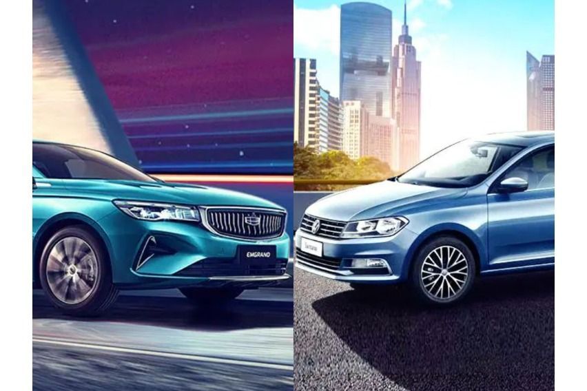 A Euro connection: Geely Emgrand vs. Volkswagen Santana 